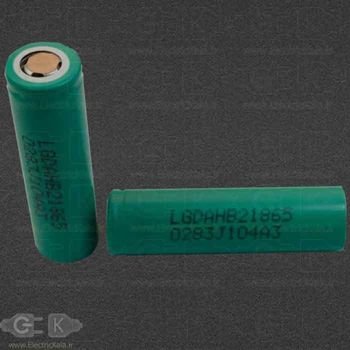 تصویر  باتری شارژی لیتیومی آیون Rechargeable battery LG 18650