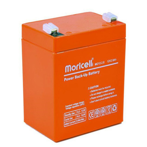 باتری خشک سیلد اسید 12 ولت 2.8 آمپر موریسل مدل mo1228