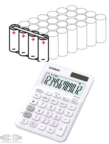 محاسبه پارامترهای پک باتری لیتیومی 